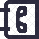 پیش‌نمایش فایل phone-directory-9 از پک آیکون‌های ضروری خطی