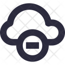 پیش‌نمایش فایل cancel-cloud از پک آیکون‌های ضروری خطی