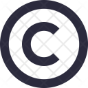 پیش‌نمایش فایل copyright-58 از پک آیکون‌های ضروری خطی