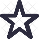 پیش‌نمایش فایل star-931 از پک آیکون‌های ضروری خطی