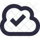 پیش‌نمایش فایل approve-cloud-1 از پک آیکون‌های ضروری خطی