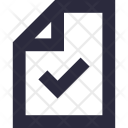 پیش‌نمایش فایل file-accepted-7 از پک آیکون‌های ضروری خطی