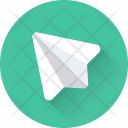 پیش‌نمایش فایل paper-plane-48 از پک علم و تکنولوژی
