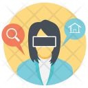 پیش‌نمایش فایل business-woman-wearing-virtual-glasses از پک واقعیت مجازی و پهپادها