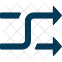پیش‌نمایش فایل arrows-shuffle-3 از پک آیکون‌های وب و رابط کاربری ۲۶