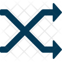 پیش‌نمایش فایل arrows-shuffle-4 از پک آیکون‌های وب و رابط کاربری ۲۶