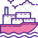 پیش‌نمایش فایل cargo-ship-29 از پک مفاهیم خطی تخت تحویل لجستیک ۱