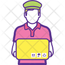 پیش‌نمایش فایل courier-39 از پک مفاهیم خطی تخت تحویل لجستیک ۱
