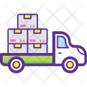 پیش‌نمایش فایل delivery-truck-218 از پک مفاهیم خطی تخت تحویل لجستیک ۱