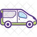 پیش‌نمایش فایل delivery-van-87 از پک مفاهیم خطی تخت تحویل لجستیک ۱