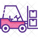 پیش‌نمایش فایل forklift-197 از پک مفاهیم خطی تخت تحویل لجستیک ۱
