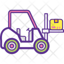 پیش‌نمایش فایل forklift-198 از پک مفاهیم خطی تخت تحویل لجستیک ۱