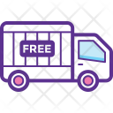 پیش‌نمایش فایل free-delivery-8 از پک مفاهیم خطی تخت تحویل لجستیک ۱