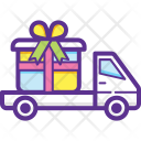 پیش‌نمایش فایل gift-delivery-16 از پک مفاهیم خطی تخت تحویل لجستیک ۱