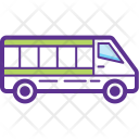 پیش‌نمایش فایل minibus-5 از پک مفاهیم خطی تخت تحویل لجستیک ۱