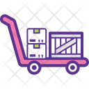 پیش‌نمایش فایل pushcart-2 از پک مفاهیم خطی تخت تحویل لجستیک ۱
