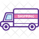 پیش‌نمایش فایل shipping-van-5 از پک مفاهیم خطی تخت تحویل لجستیک ۱
