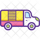 پیش‌نمایش فایل shuttle-truck از پک مفاهیم خطی تخت تحویل لجستیک ۱