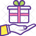 پیش‌نمایش فایل gift-delivery-service از پک مفاهیم خطی تخت تحویل لجستیک ۲