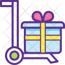 پیش‌نمایش فایل hand-truck-66 از پک مفاهیم خطی تخت تحویل لجستیک ۲