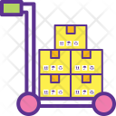 پیش‌نمایش فایل handtruck-98 از پک مفاهیم خطی تخت تحویل لجستیک ۲