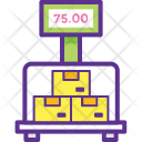 پیش‌نمایش فایل packages-weighing از پک مفاهیم خطی تخت تحویل لجستیک ۲