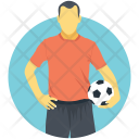 پیش‌نمایش فایل footballer-2 از پک آیکون‌های تخت مشاغل
