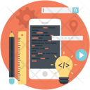 پیش‌نمایش فایل app-development-26 از پک آیکون‌های تخت طراحی و توسعه وب