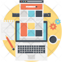 پیش‌نمایش فایل graphic-design-44 از پک آیکون‌های تخت طراحی و توسعه وب