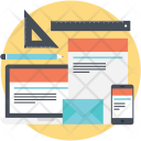 پیش‌نمایش فایل mockup-designs از پک آیکون‌های تخت طراحی و توسعه وب
