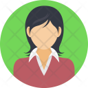 پیش‌نمایش فایل college-girl-4 از پک Avatars Flat Icons 