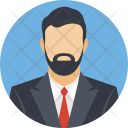 پیش‌نمایش فایل hipster-116 از پک Avatars Flat Icons 