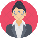 پیش‌نمایش فایل news-anchor-12 از پک Avatars Flat Icons 