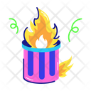 پیش‌نمایش فایل dumpster-fire-8805015 از پک استیکرهای آتش‌نشانی