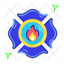 پیش‌نمایش فایل firefighter-badge-8804980 از پک استیکرهای آتش‌نشانی