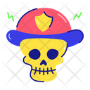 پیش‌نمایش فایل firefighter-skull-8805002 از پک استیکرهای آتش‌نشانی