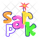 پیش‌نمایش فایل spark-word-8791847 از پک استیکر برقی / الکترونیکی