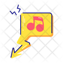 پیش‌نمایش فایل music-chat-8893731 از پک استیکرهای عشق به موسیقی / آهنگ‌های فانکی