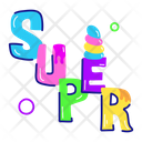 پیش‌نمایش فایل super-text-8893546 از پک آبنبات