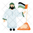 پیش‌نمایش فایل arab-flag-8957413 از پک شخصیت‌های عربی