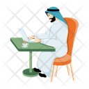 پیش‌نمایش فایل muslim-employee-8957385 از پک شخصیت‌های عربی