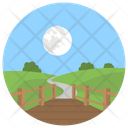 پیش‌نمایش فایل farm-road از پک منظره و جنگل