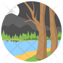 پیش‌نمایش فایل lakeside از پک منظره و جنگل