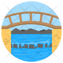 پیش‌نمایش فایل river-bridge از پک منظره و جنگل