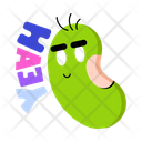پیش‌نمایش فایل bean-emoji-9102972 از پک استیکرهای شیک‌پوشانه