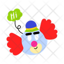 پیش‌نمایش فایل clown-face-9103012 از پک استیکرهای شیک‌پوشانه