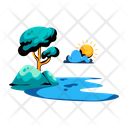 پیش‌نمایش فایل river-landscape-9224068 از پک منظره