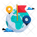 پیش‌نمایش فایل international-route-9290638 از پک مسیریابی و نقشه