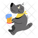 پیش‌نمایش فایل dog-beer-9351810 از پک سگ کارتونی / متحرک
