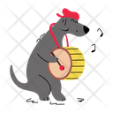 پیش‌نمایش فایل dog-drum-9351766 از پک سگ کارتونی / متحرک